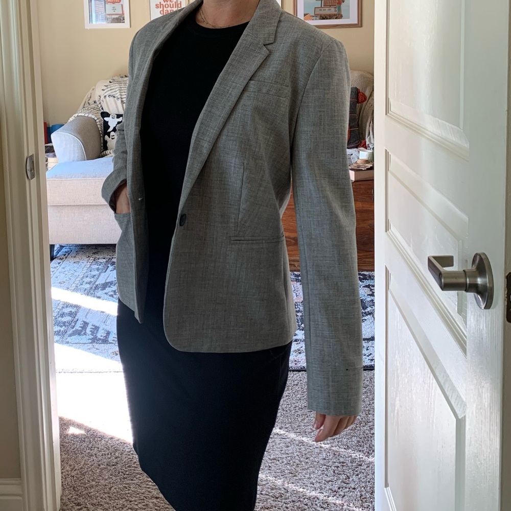 Banana Republic Gray Blazer